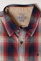 Red Plaid Carhartt Button Up Shirt (2010s)