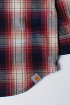 Red Plaid Carhartt Button Up Shirt (2010s)