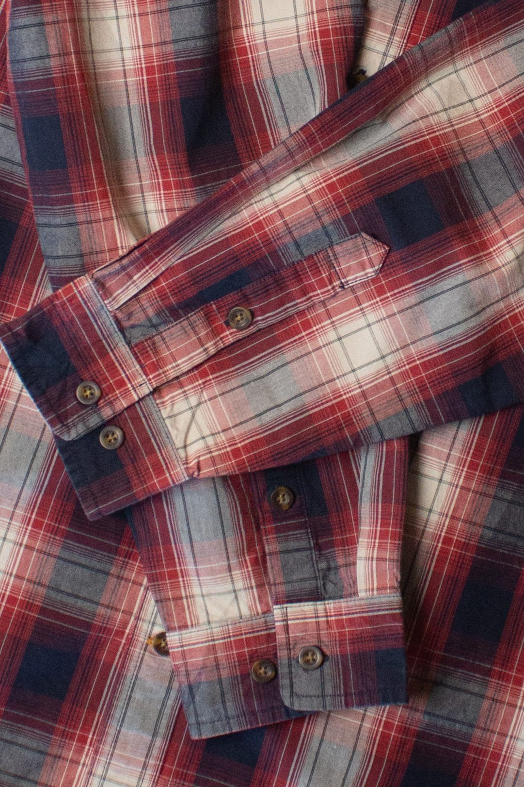 Red Plaid Carhartt Button Up Shirt (2010s)