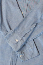 Vintage Blue Chambray Button Up Shirt (1980s)