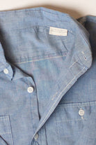 Vintage Blue Chambray Button Up Shirt (1980s)