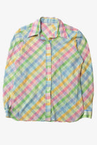 Vintage Wrangler Multi Pastel Button Up Shirt (1970s)