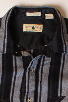 Vintage Black Striped Button Up Shirt (1990s)