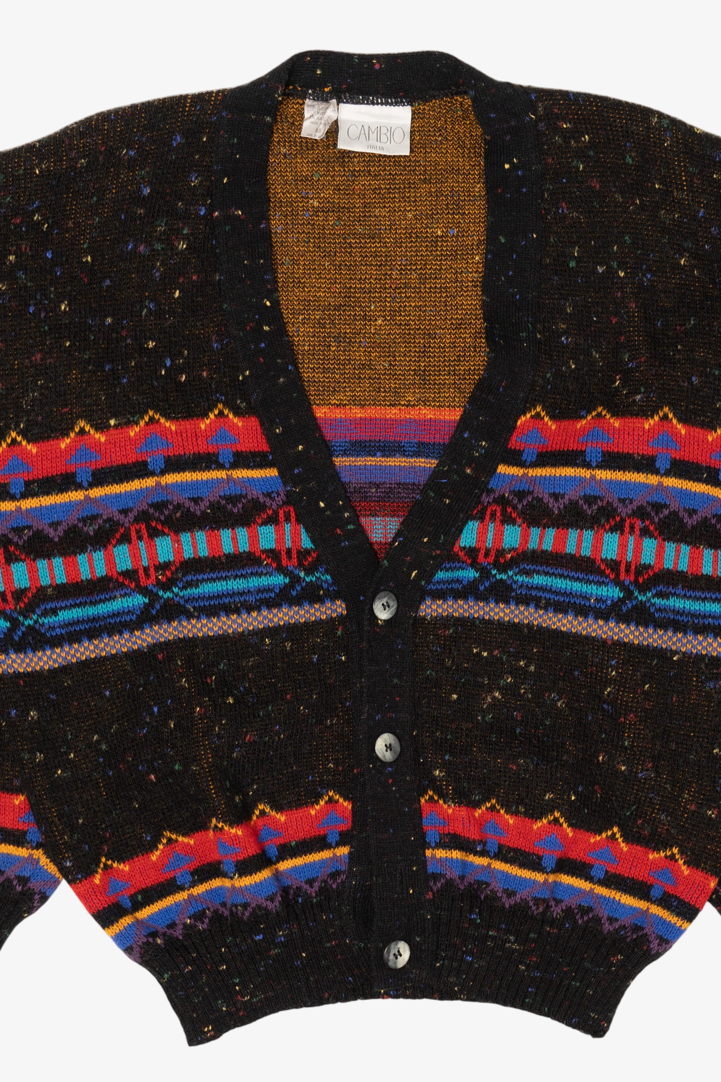 Vintage Black Cambio Cardigan Sweater (1990s)