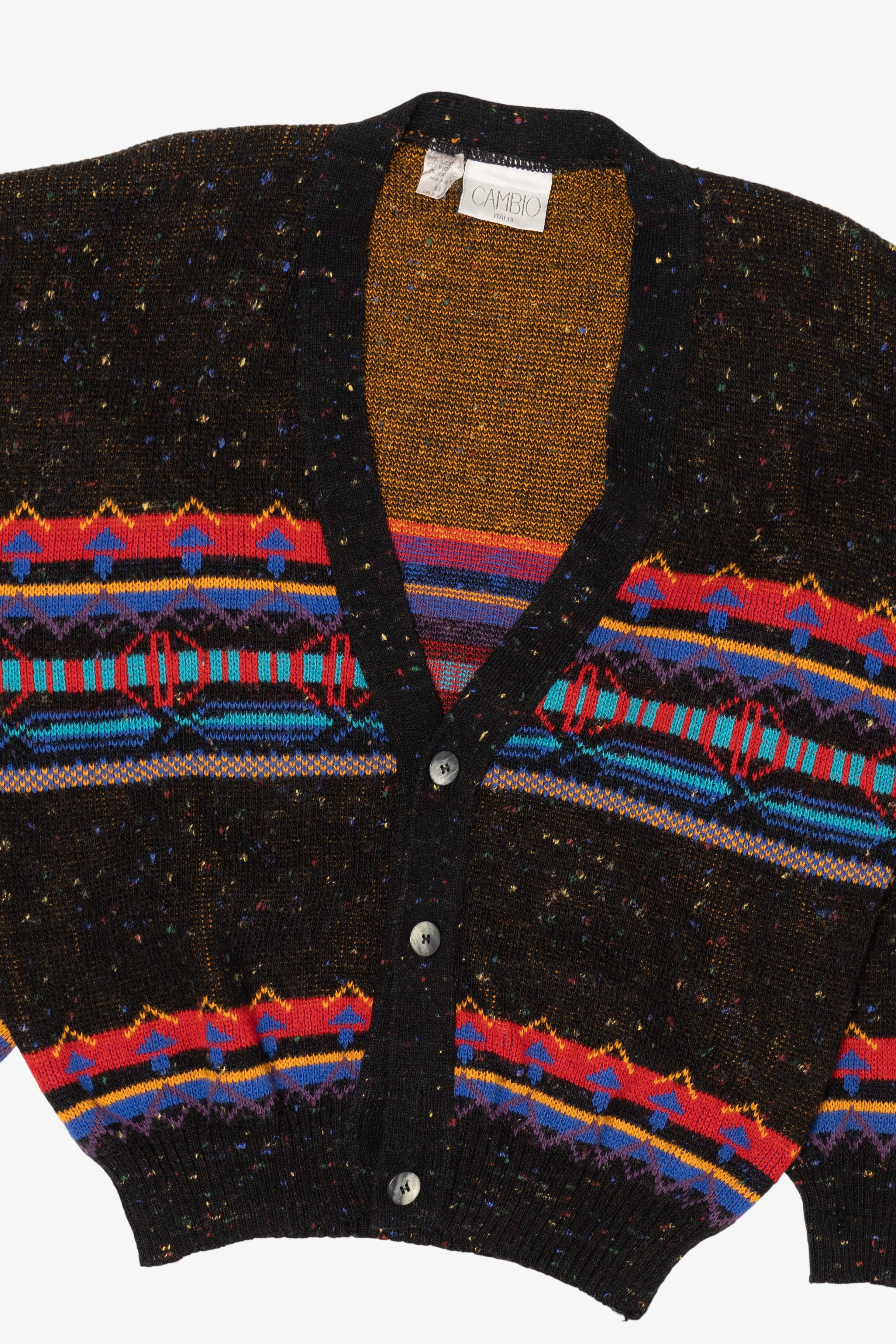 Vintage Black Cambio Cardigan Sweater (1990s)