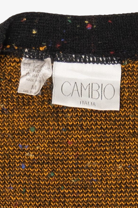 Vintage Black Cambio Cardigan Sweater (1990s)
