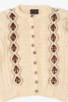 Vintage Ivory Avant Garde Fisherman Cardigan (1990s)