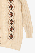 Vintage Ivory Avant Garde Fisherman Cardigan (1990s)