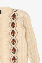Vintage Ivory Avant Garde Fisherman Cardigan (1990s)