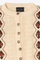 Vintage Ivory Avant Garde Fisherman Cardigan (1990s)
