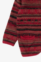 Vintage Red Deerberg Cardigan Sweater (1990s)