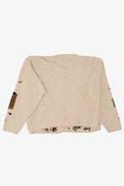 Vintage Beige Woolrich Birdhouses Cardigan Sweater (1990s)