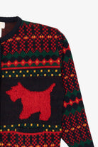Vintage Red Tally-Ho Scottie Dogs Cardigan Sweater (1980s)