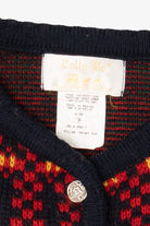 Vintage Red Tally-Ho Scottie Dogs Cardigan Sweater (1980s)