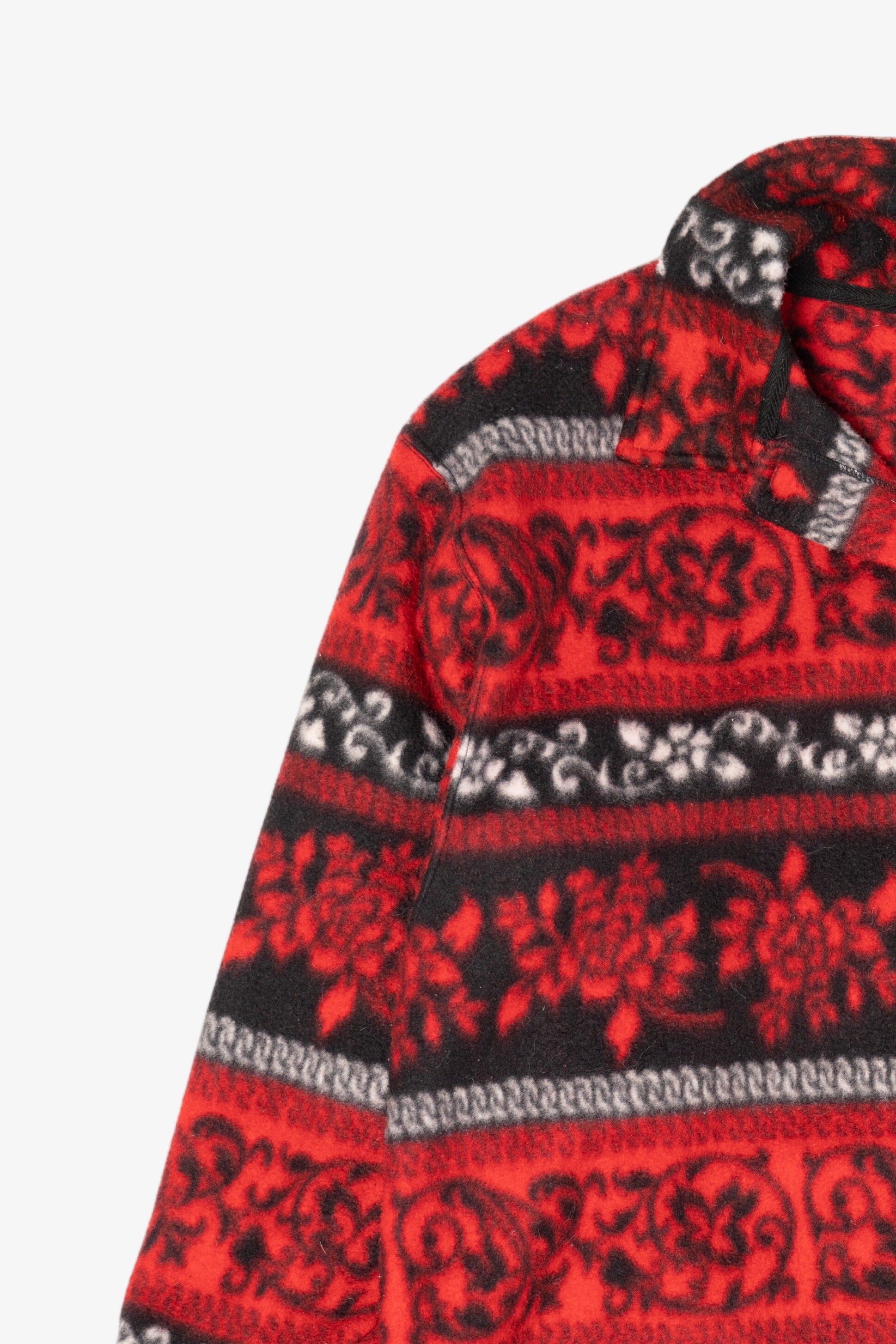 Vintage Red And Black Northcrest Button Up Sweater (1990s)