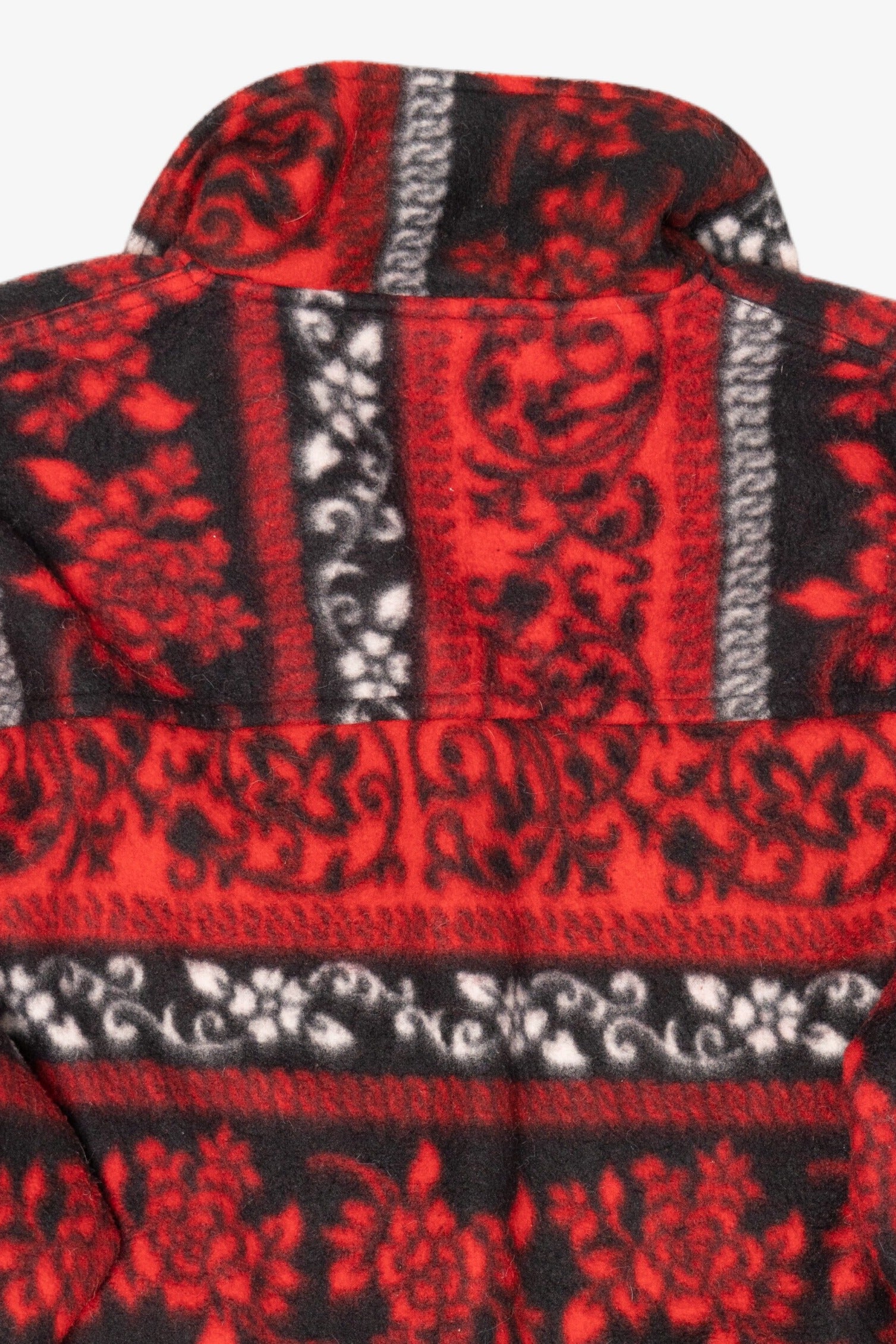 Vintage Red And Black Northcrest Button Up Sweater (1990s)