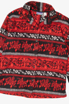 Vintage Red And Black Northcrest Button Up Sweater (1990s)