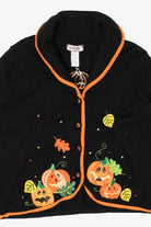 Vintage Tiara Pumpkins Halloween Autumn Sweater (1990s)
