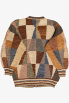 Vintage Geometric Cardigan Sweater (1990s)