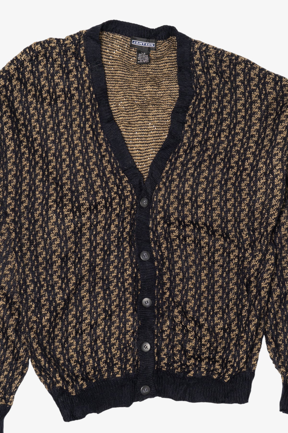 Vintage Navy Blue Jantzen Cardigan Sweater (1990s)