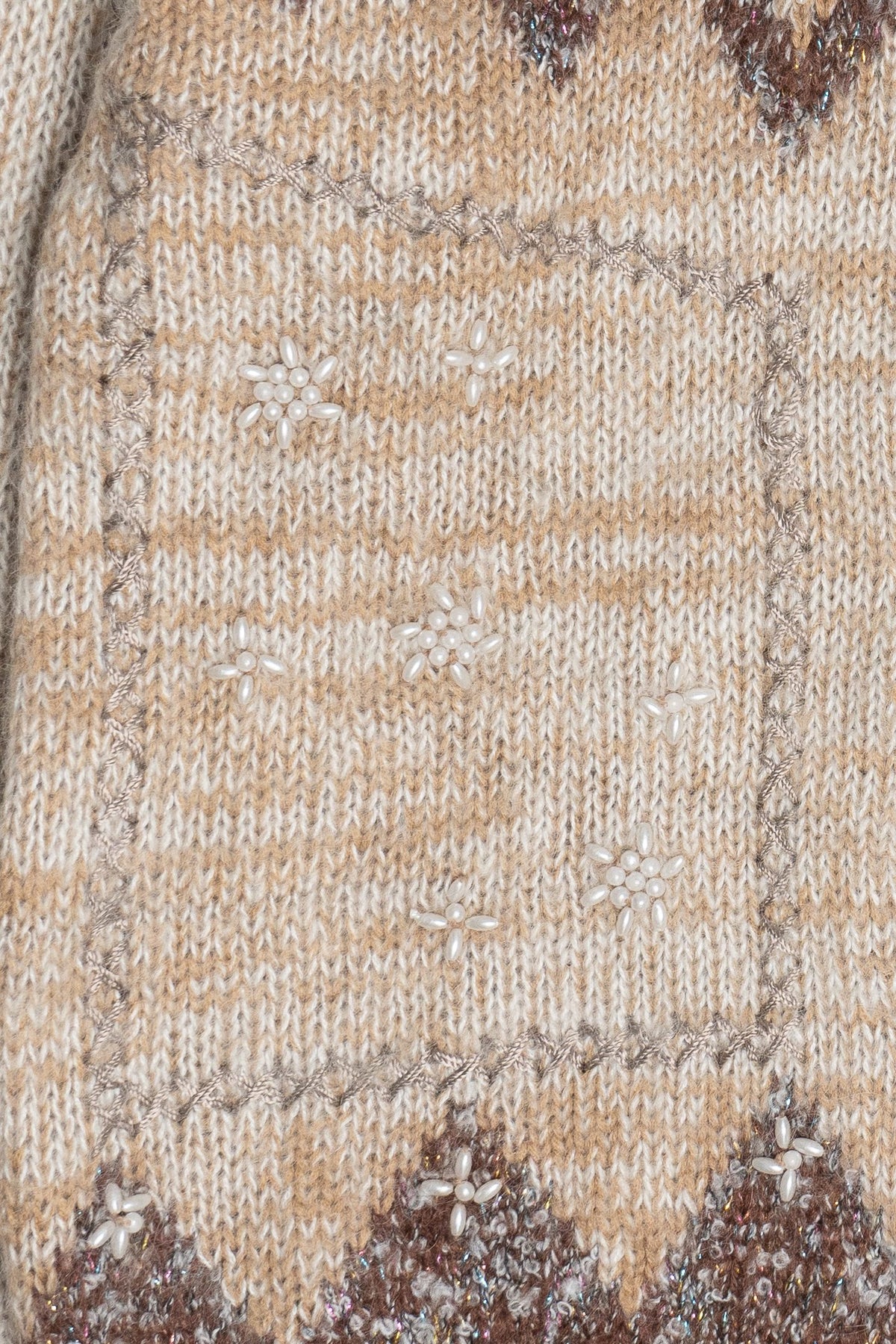 Vintage Maerdifu Beaded Cardigan Sweater (1980s)