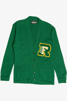 Vintage "Coach" Double Pocket Letterman Cardigan Sweater (1970s)