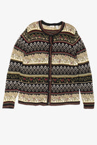 Vintage Cherokee Fair Isle Cardigan Sweater (1990s)