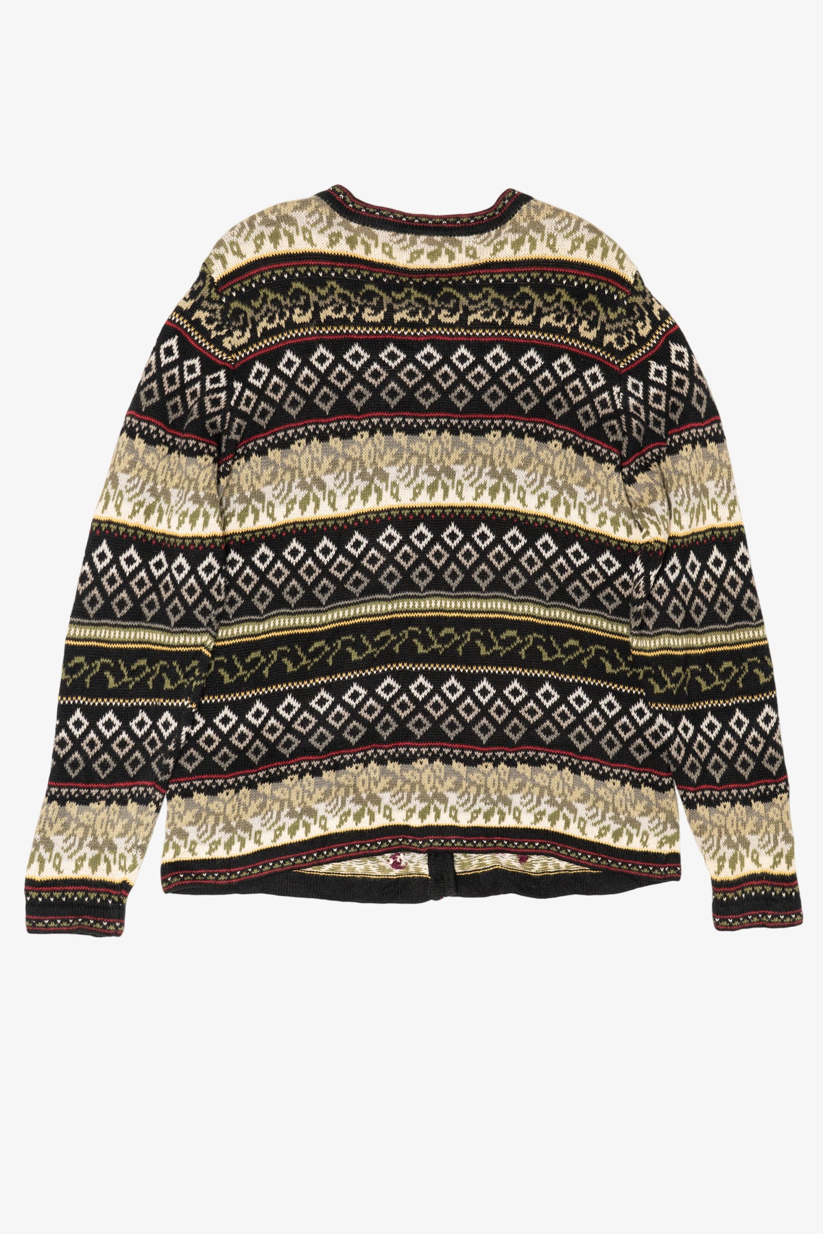 Vintage Cherokee Fair Isle Cardigan Sweater (1990s)