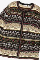 Vintage Cherokee Fair Isle Cardigan Sweater (1990s)