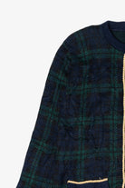Vintage Shoulder Pads Cardigan Sweater (1980s)