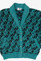 Vintage Teal Lang Kong Cardigan (1980s)