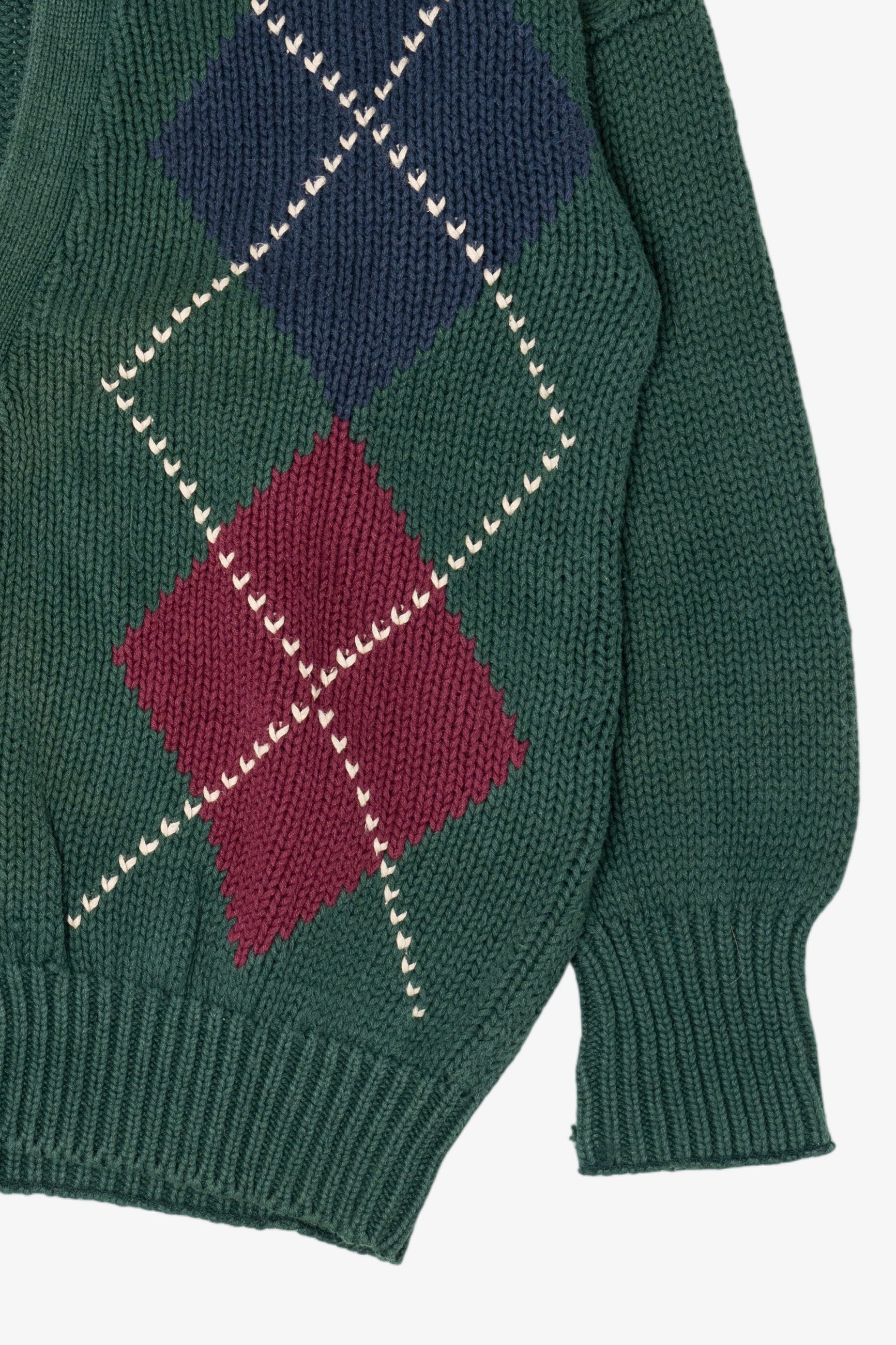 Vintage Green Structure Cardigan (1990s)