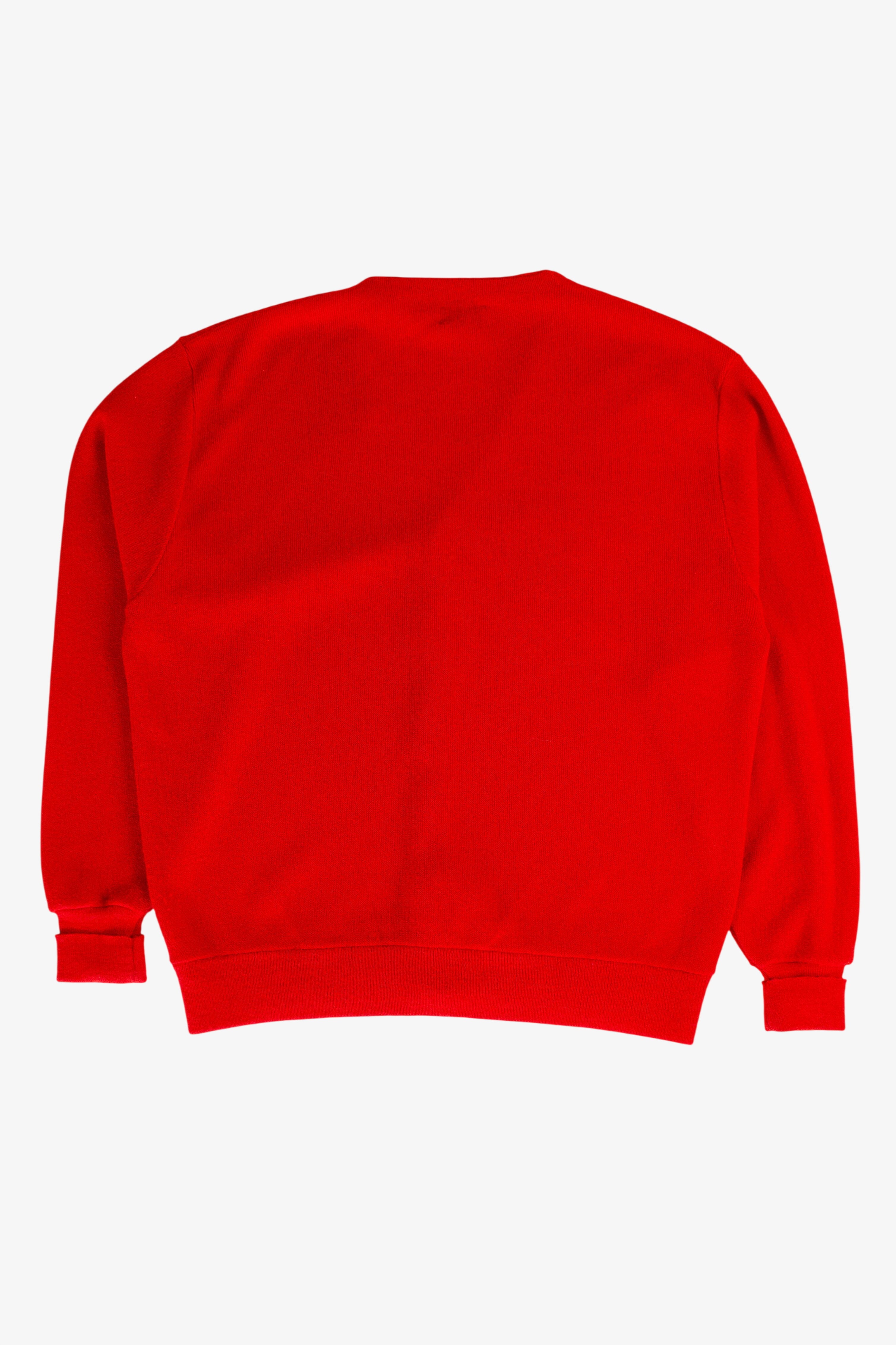 Vintage Red Izod Lacoste Cardigan Sweater (1990s)