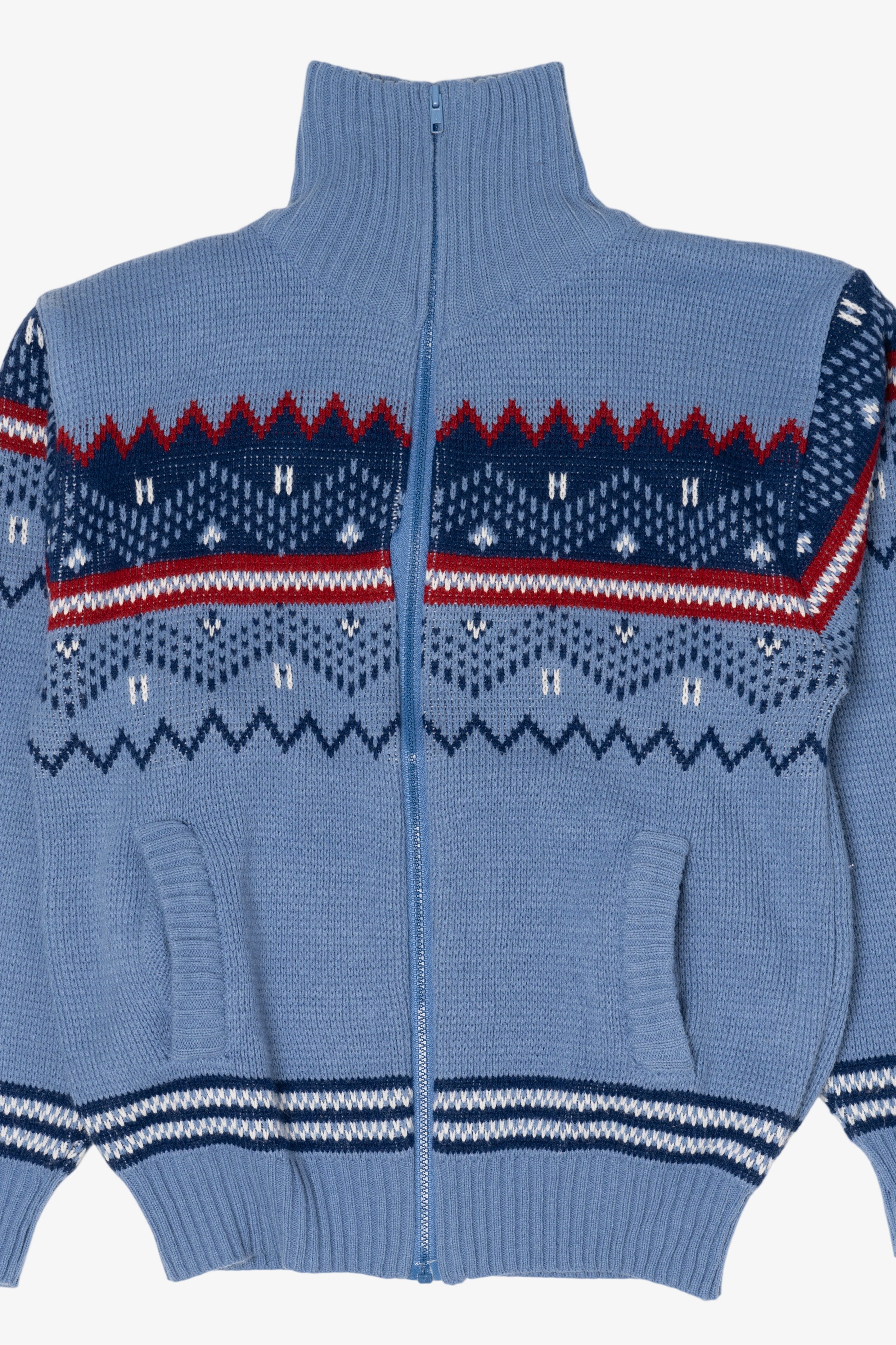 Blue Blair Fair Isle Cardigan Sweater (2010s)