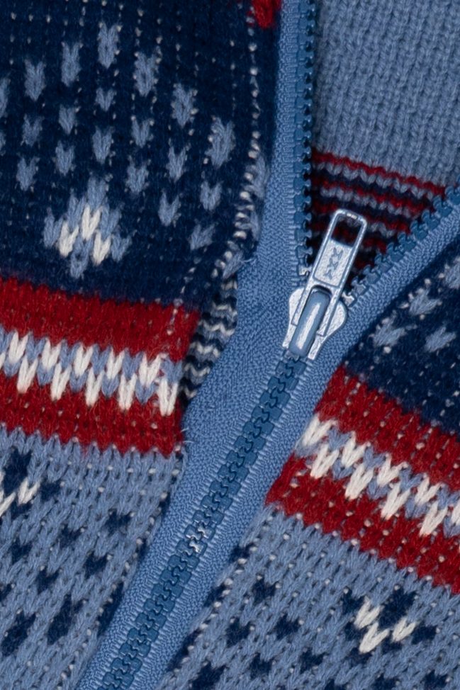 Blue Blair Fair Isle Cardigan Sweater (2010s)