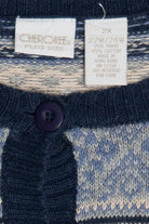 Vintage Fair Isle Cardigan Sweater (1990s)