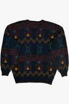 Vintage Essentials Graphic Cardigan Sweater (1980s)
