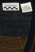 Vintage Essentials Graphic Cardigan Sweater (1980s)