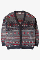 Vintage Gray Yorn Cardigan Sweater (1990s)