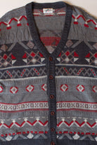 Vintage Gray Yorn Cardigan Sweater (1990s)