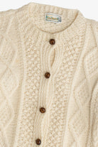 Vintage Donegal John Molloy Cardigan Fisherman Sweater (1980s)