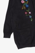 Vintage Black Elisabeth Bead Embroidered Cardigan (2000s)