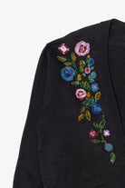 Vintage Black Elisabeth Bead Embroidered Cardigan (2000s)