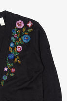 Vintage Black Elisabeth Bead Embroidered Cardigan (2000s)