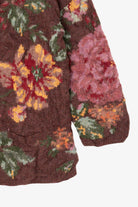 Vintage Hand Knit Northern Isles Floral Cardigan (1990s)