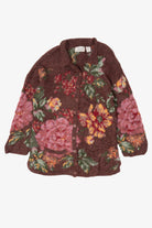 Vintage Hand Knit Northern Isles Floral Cardigan (1990s)
