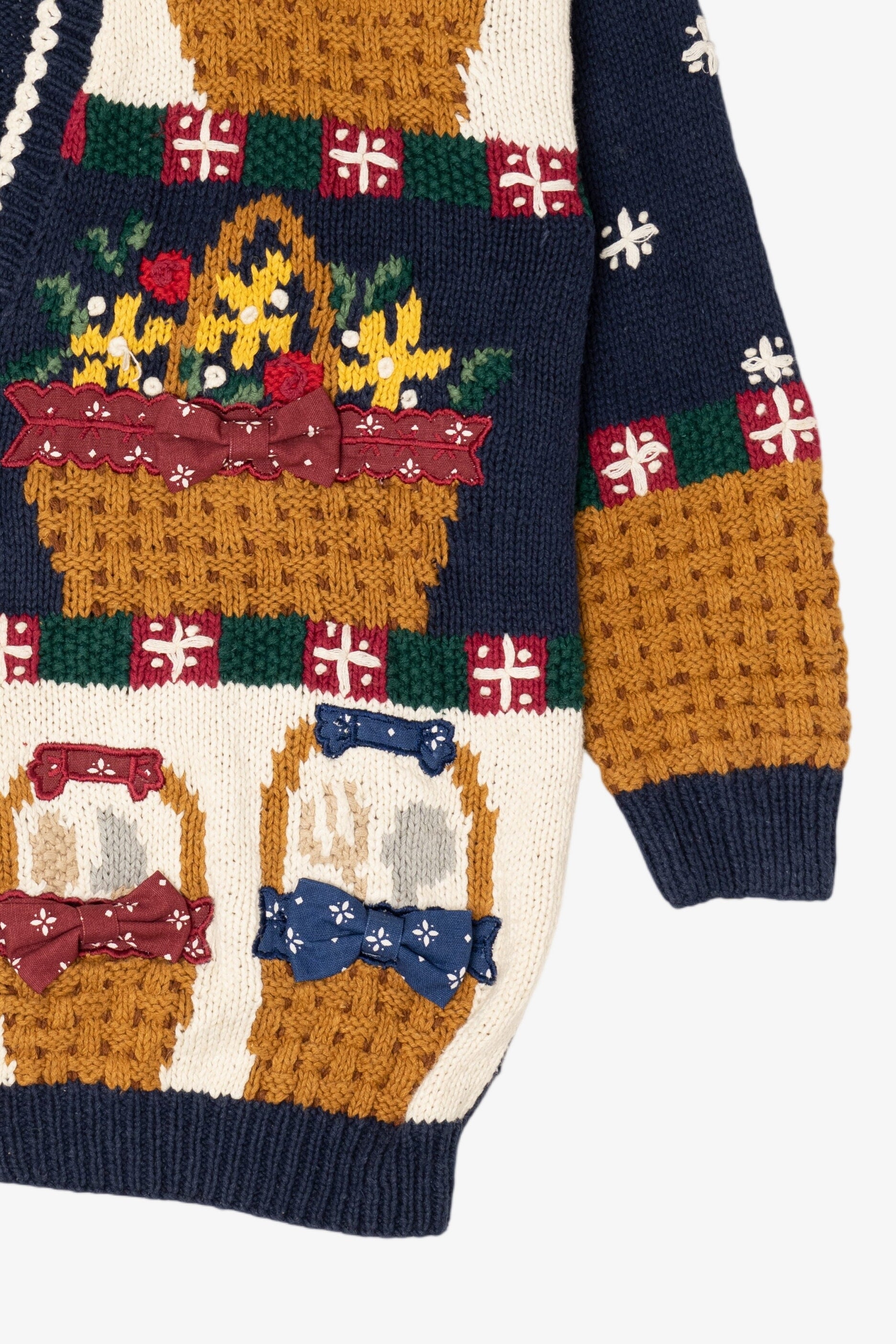 Vintage Belle Pointe Longaberger Basket Cardigan (1990s)