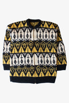 Vintage Yellow Zip Cardigan Sweater (1970s)