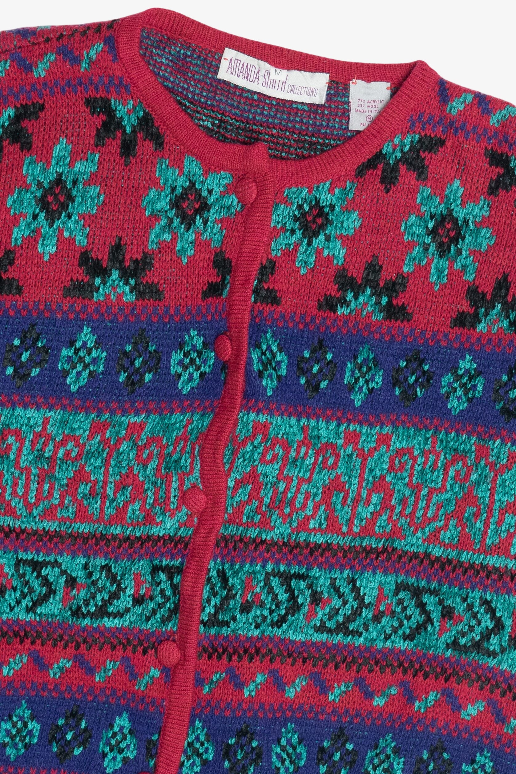 Vintage Amanda Smith Collections Boxy Cardigan Sweater (1980s)