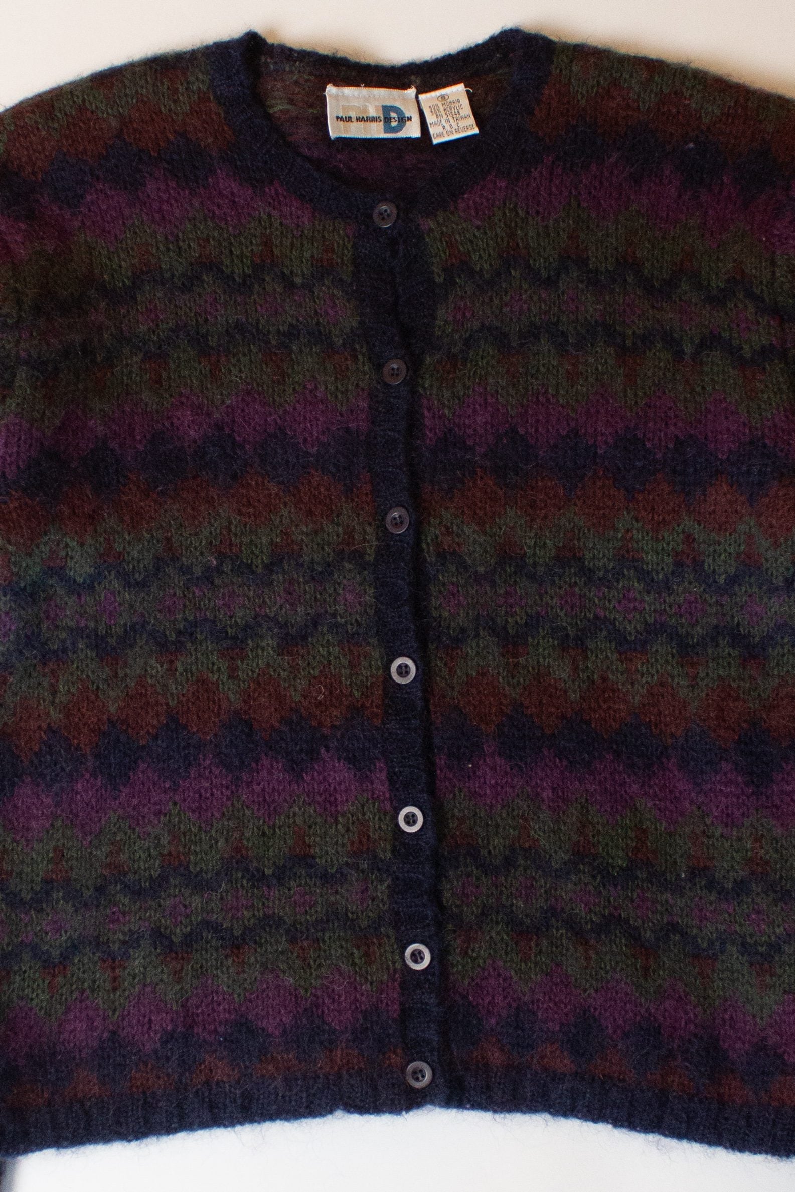 Vintage Paul Harris Zigzag Cardigan (1990s)